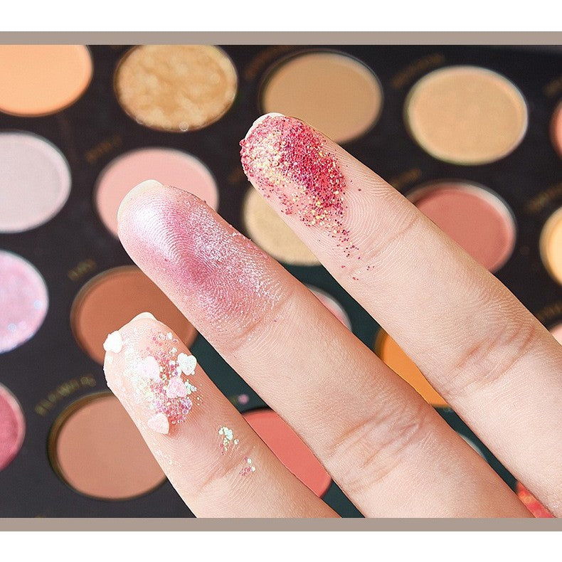 Комплект грим, палитра сенки за очи с 40 пигментирани цвята