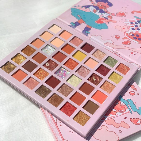 Trusa De Machiaj, Paleta De Farduri Cu 42 De Culori Pigmentate - vivimall.ro