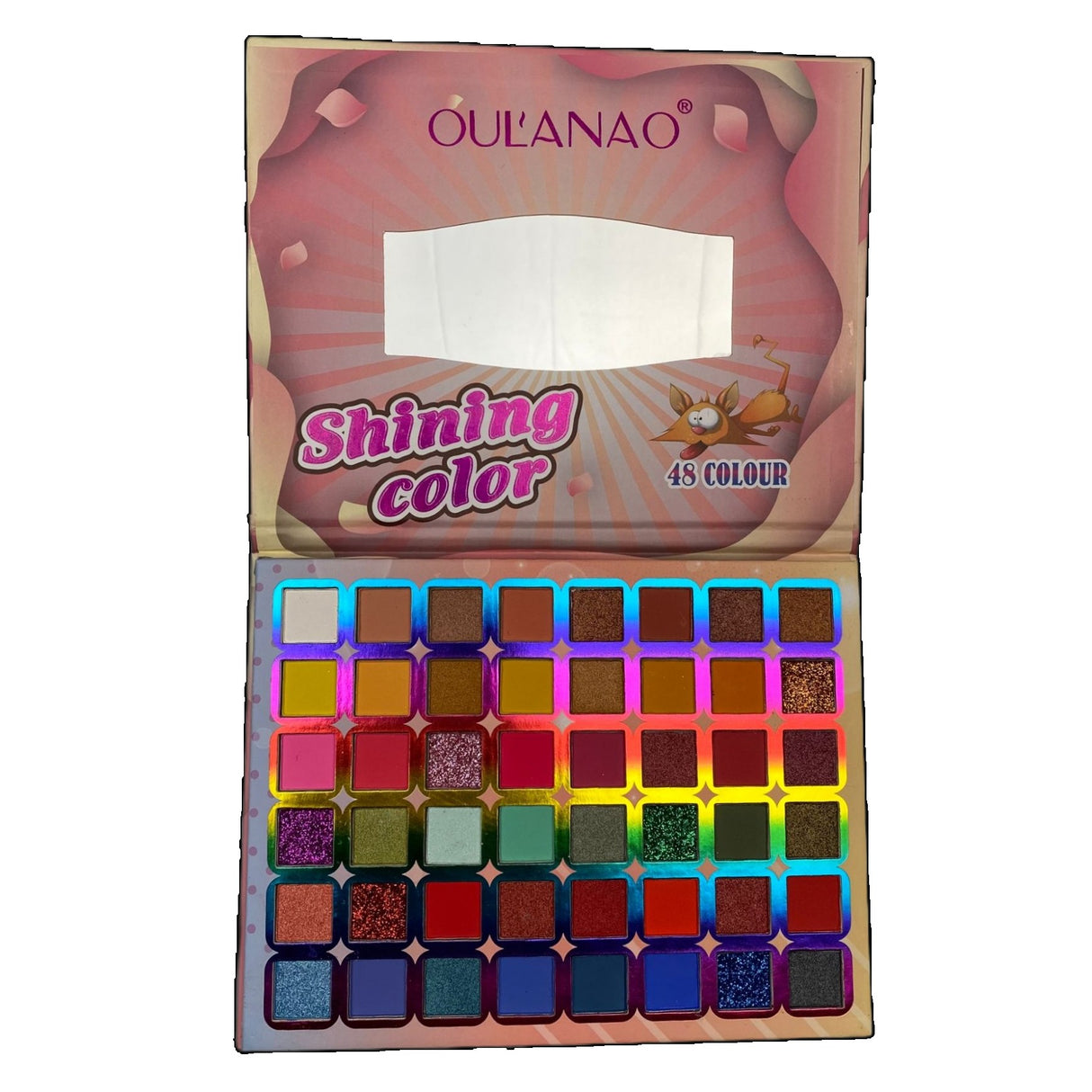 Trusa De Machiaj, Paleta De Farduri Shining Cu 48 De Culori Pigmentate - vivimall.ro