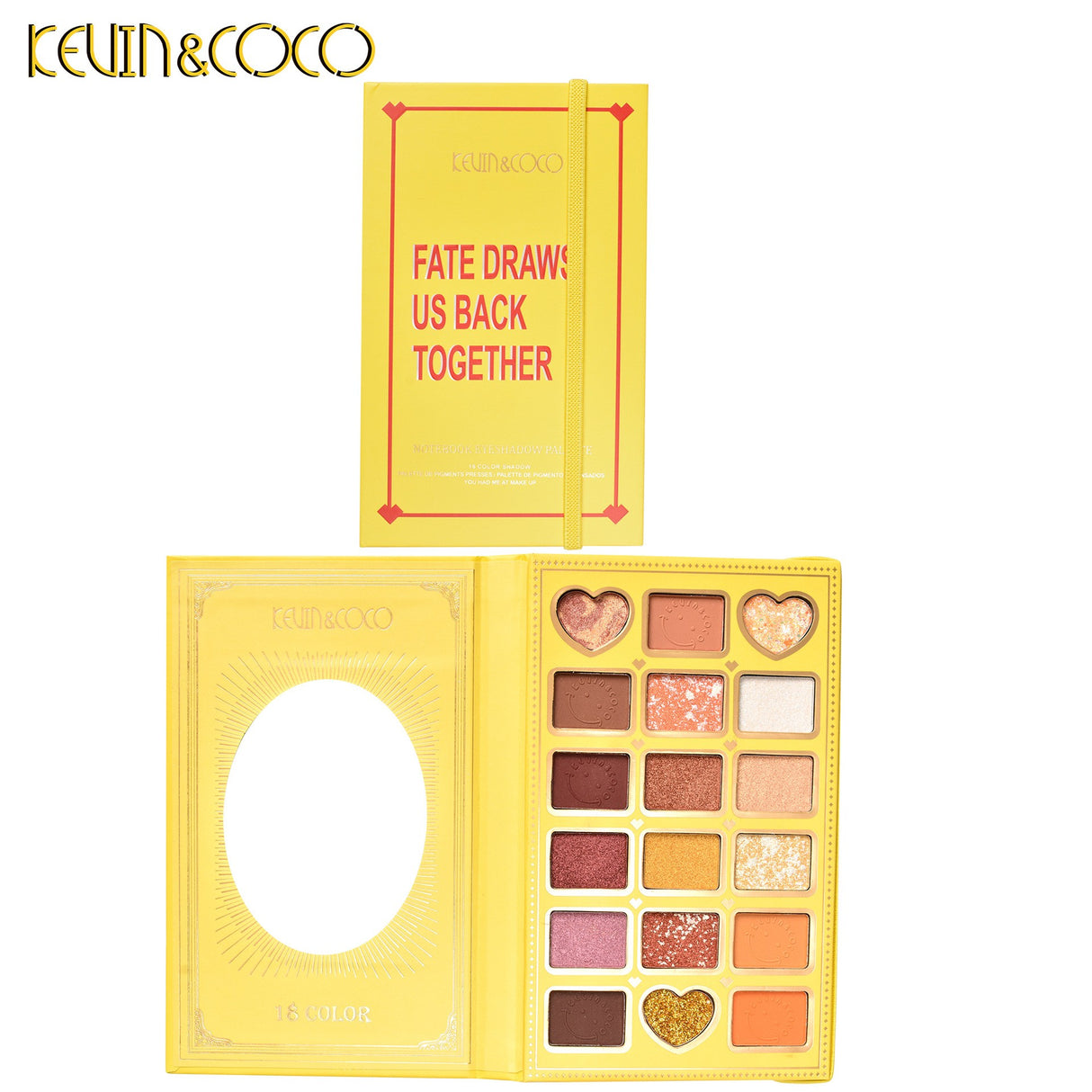 Комплект грим Kevin&Coco с 18 перлени цвята