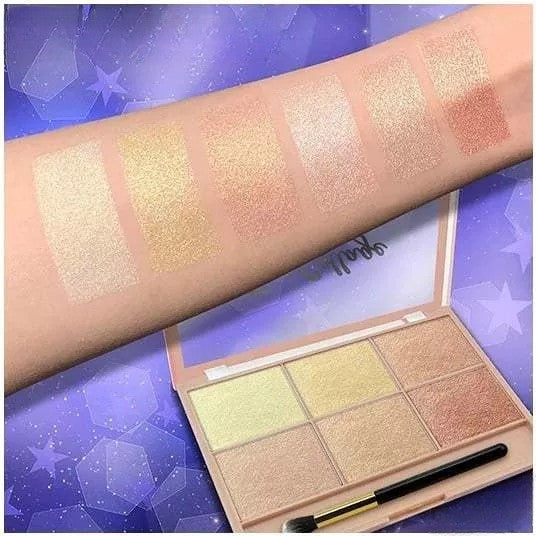 Paleta Iluminatoare, 6 Nuante, Culori Calde, Dreptunghiulara, 24 G, Valabilitate 24 Luni, Maro/Galben - vivimall.ro