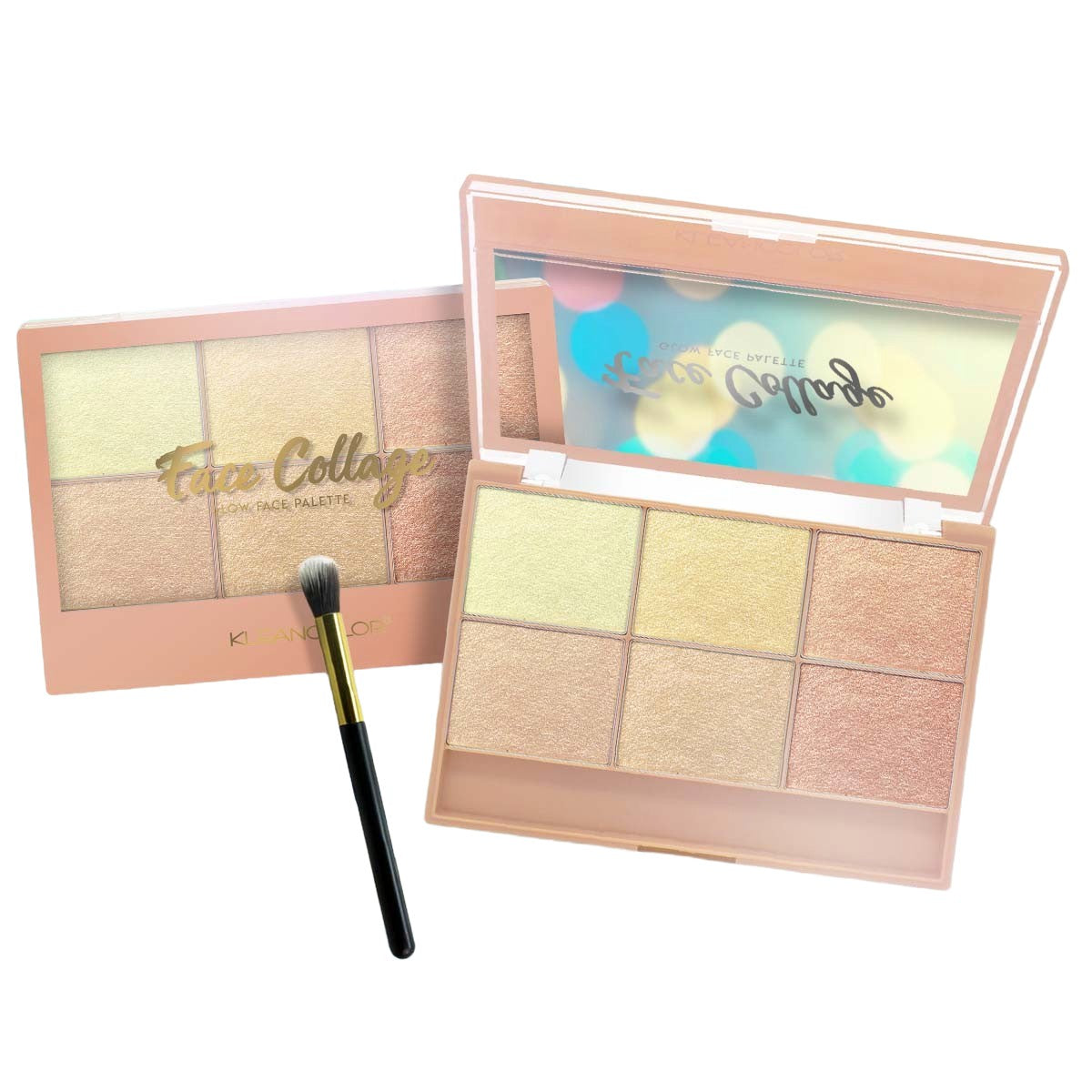 Paleta Iluminatoare, 6 Nuante, Culori Calde, Dreptunghiulara, 24 G, Valabilitate 24 Luni, Maro/Galben - vivimall.ro