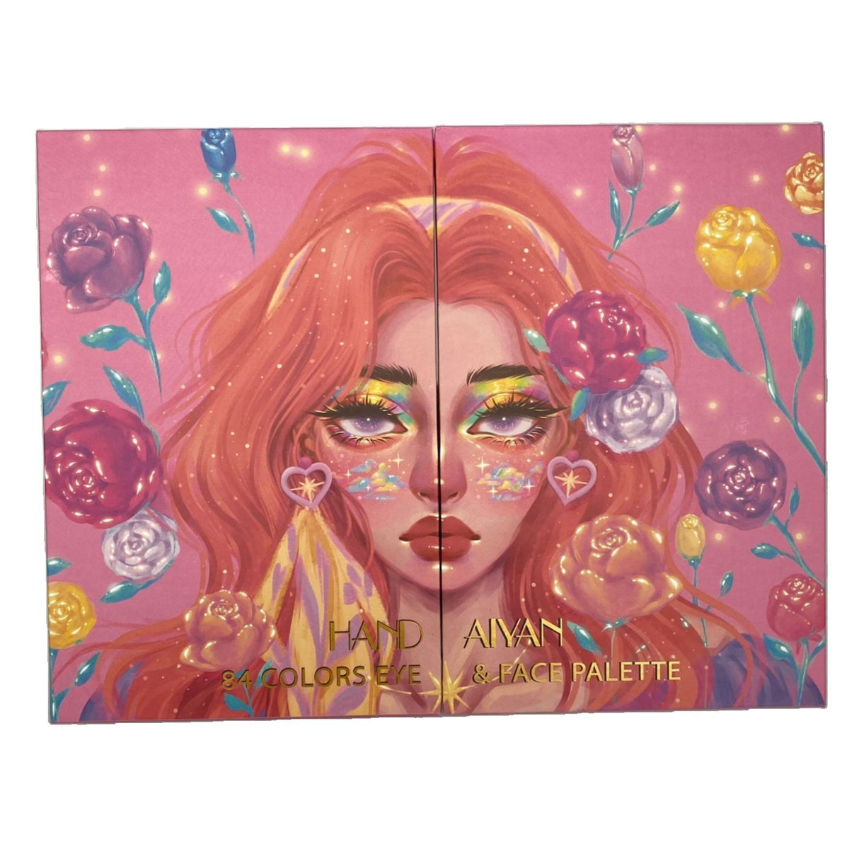 Trusa De Machiaj, Paleta De Farduri Cu 84 De Culori Pigmentate - vivimall.ro