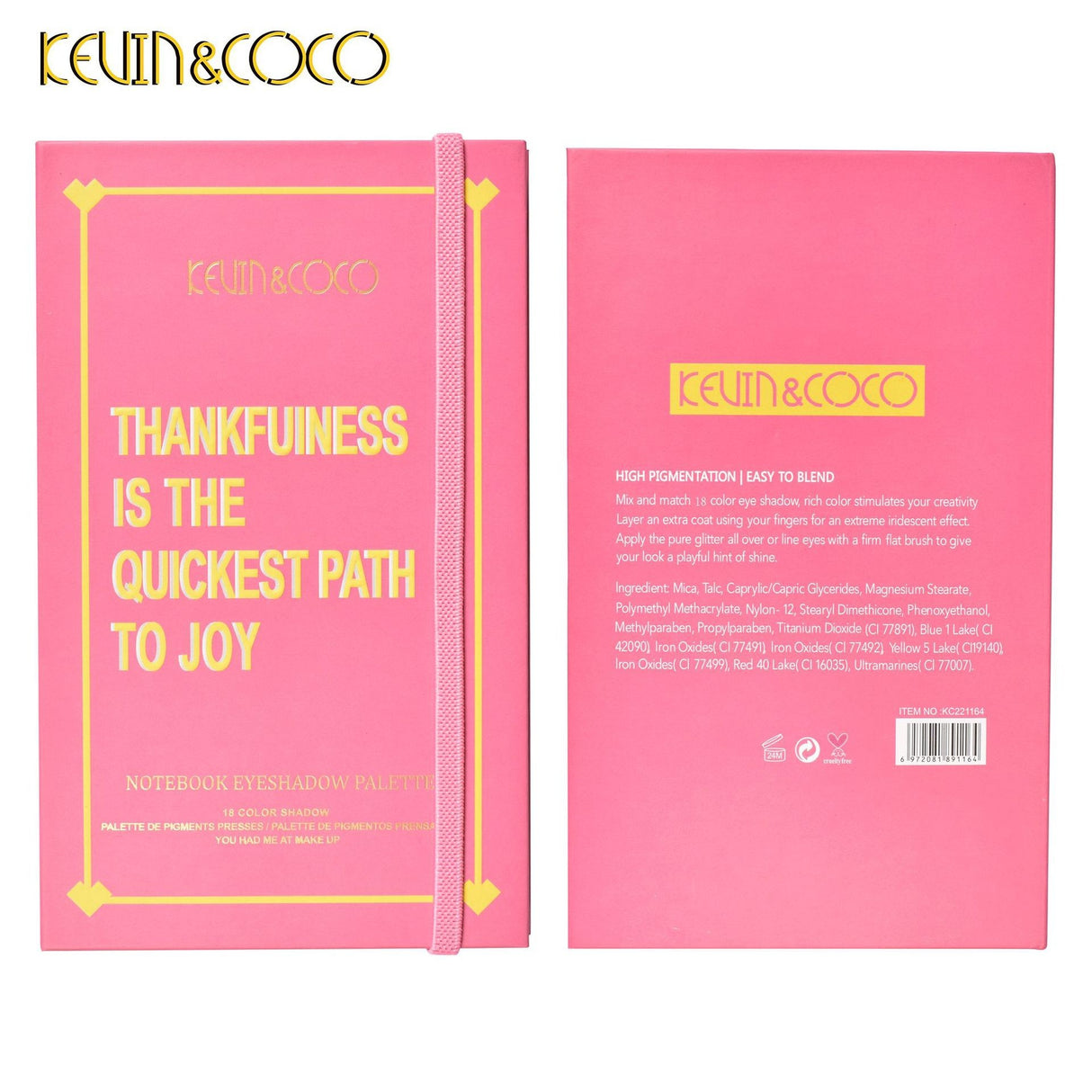 Комплект грим Kevin&Coco с 18 цвята