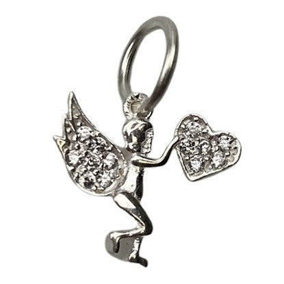 Pandantiv Argint 925 Inger cu Inima - vivimall.ro