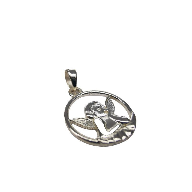 Pandantiv Argint 925 Ingeras in Cerc - vivimall.ro