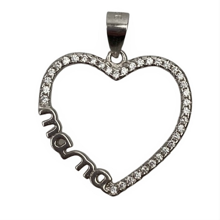 Pandantiv Argint 925 Mama in Inima - vivimall.ro