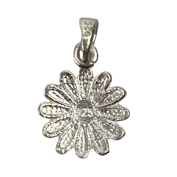 Pandantiv Argint 925, Margareta cu Email Verde - vivimall.ro