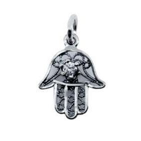 Pandantiv din Argint 925 Hamza cu Piatra - vivimall.ro