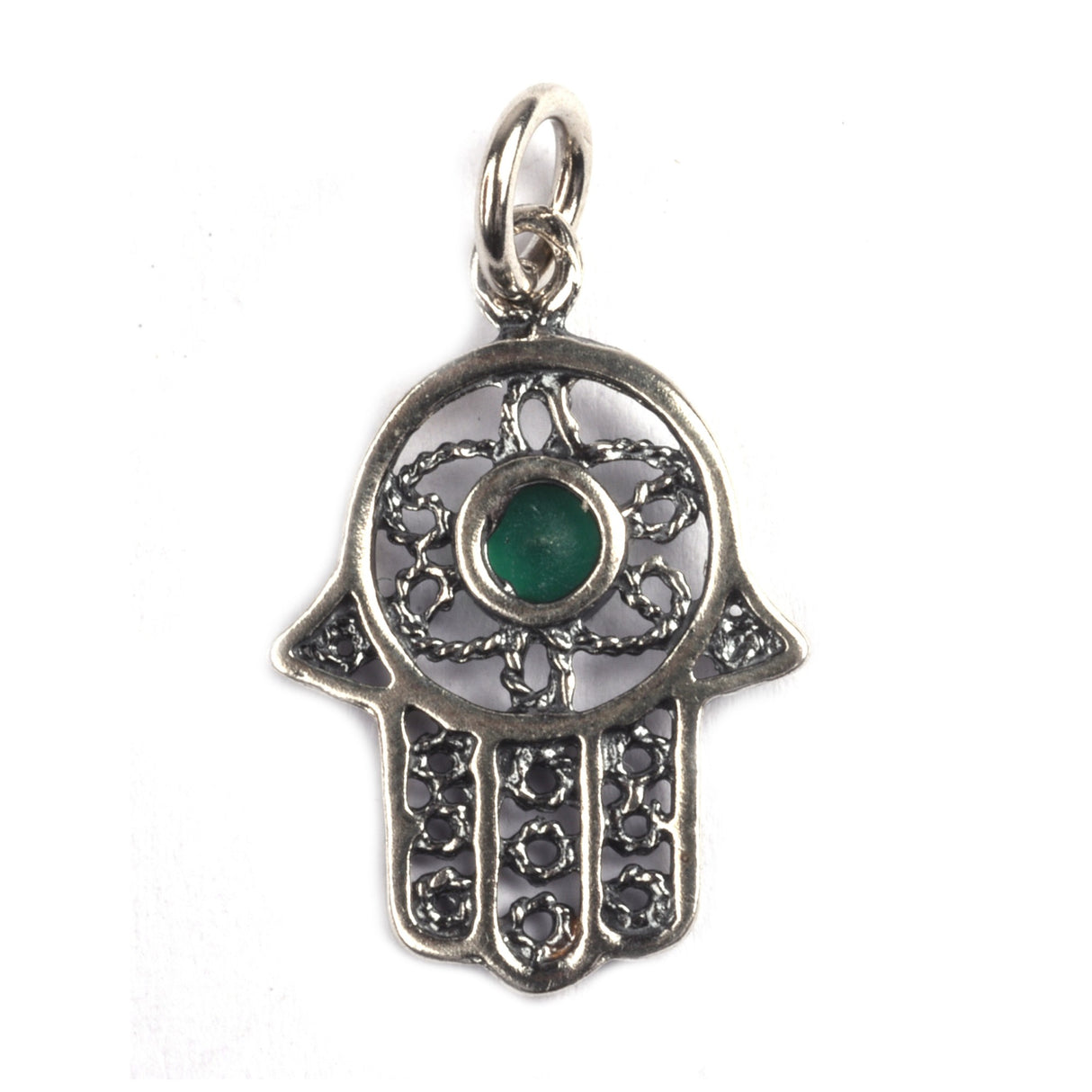 Pandantiv din Argint 925 Hamza cu Piatra - vivimall.ro