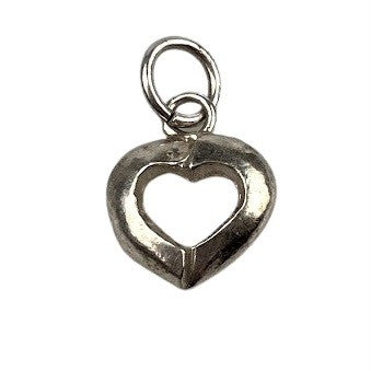 Pandantiv din Argint 925 Jolie Silver, Model Inima Contur, 18 x 12 mm, 1 g - vivimall.ro