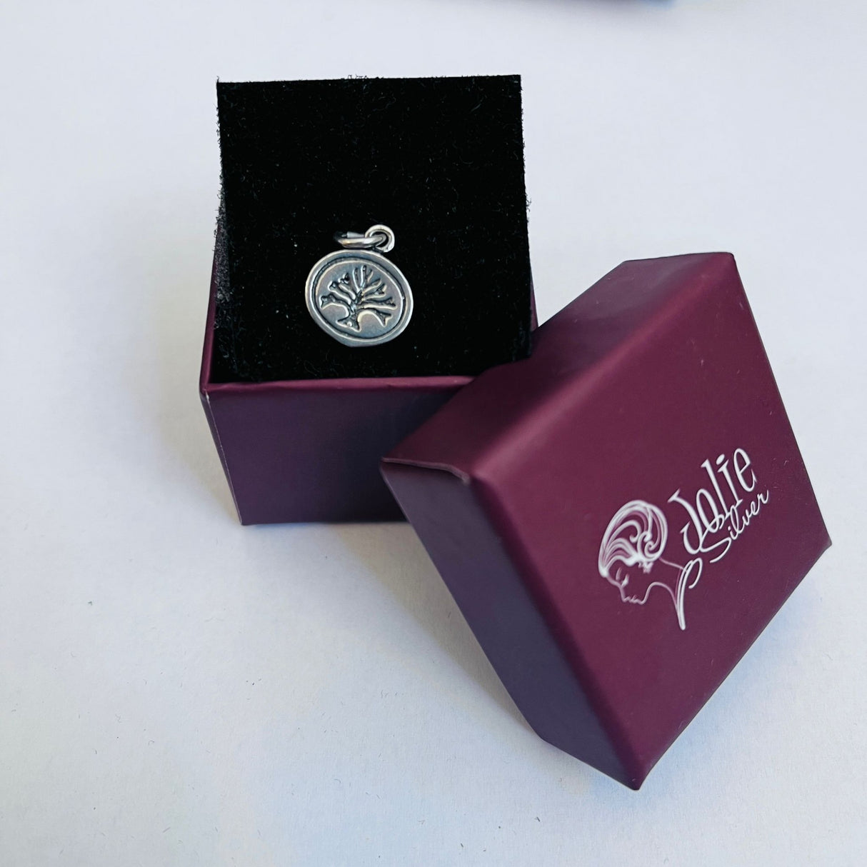 Pandantiv din Argint 925 Jolie Silver, Model Banut cu Pomul Vietii, 18 x 12 mm, 1.6 g - vivimall.ro