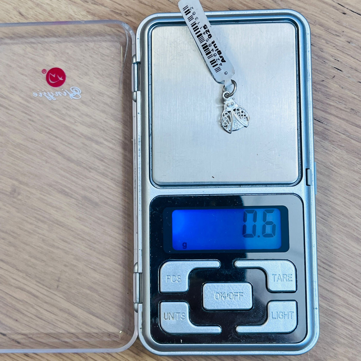 Pandantiv din Argint 925 Jolie Silver, Model Buburuza Filigran, 17 x 10 mm, 0.6 g - vivimall.ro