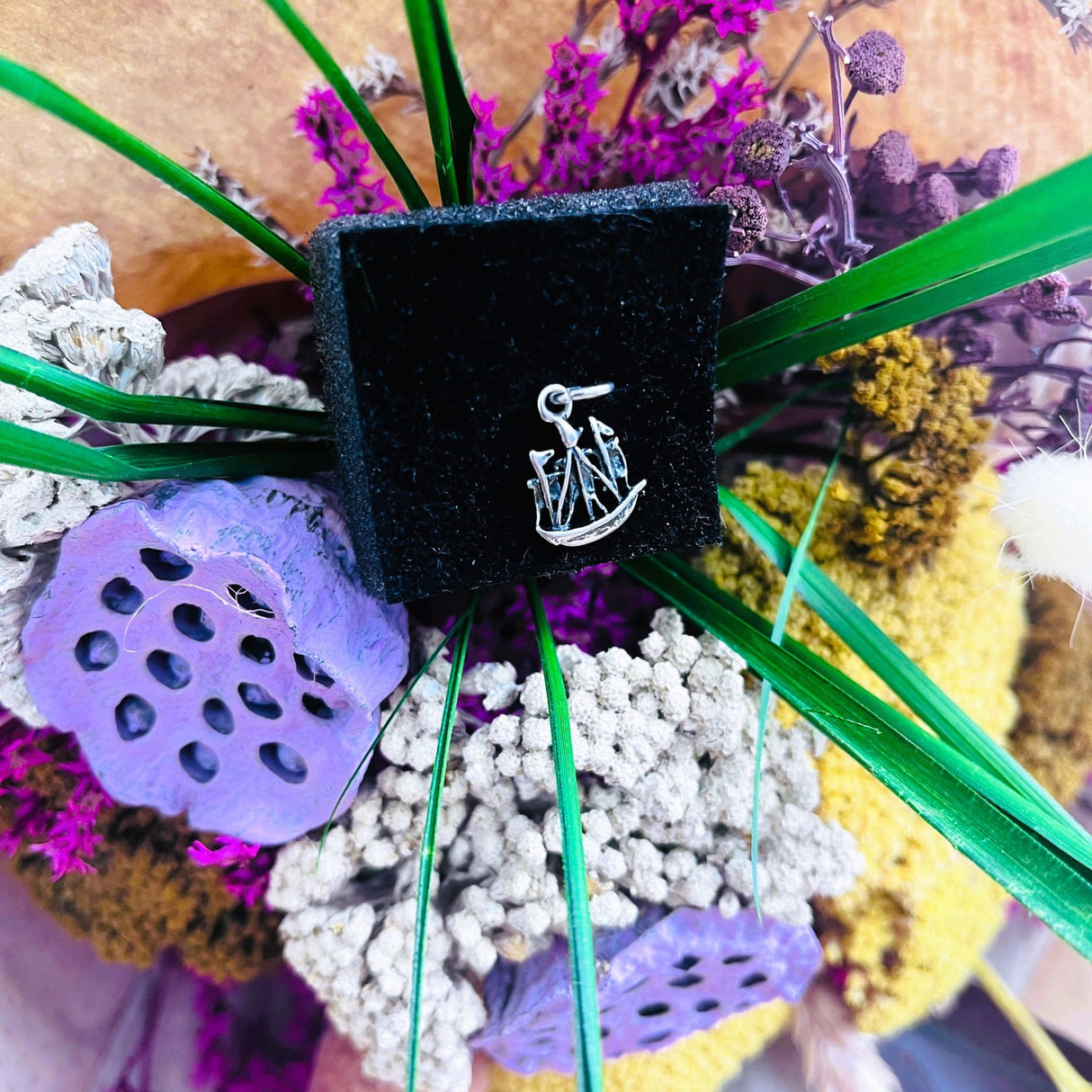 Pandantiv din Argint 925 Jolie Silver, Model Corabie, 18 x 10 mm, 1.1 g - vivimall.ro