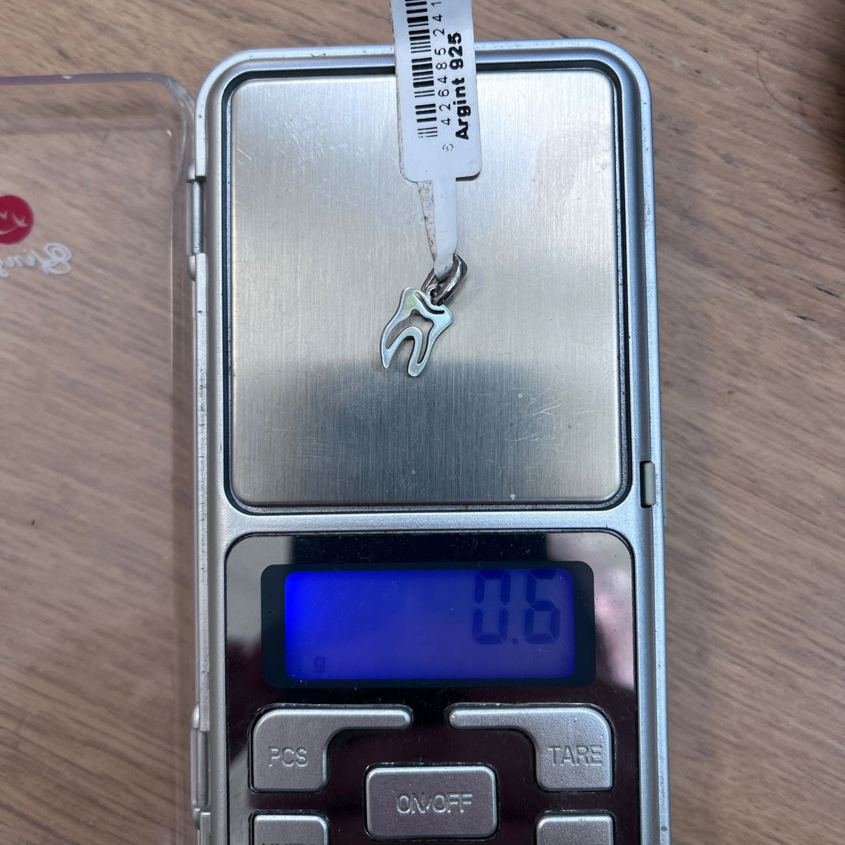 Pandantiv din Argint 925 Jolie Silver, Model Dinte, 15 x 7 mm, 0.6 g - vivimall.ro