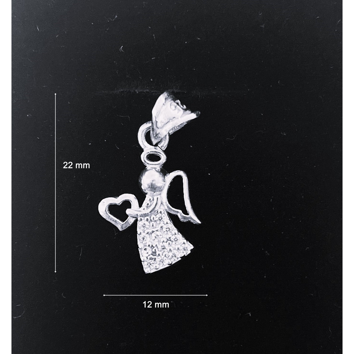 Pandantiv din Argint 925 Jolie Silver, Model Inger Rodiat, 22 x 12 mm, 1.6 g - vivimall.ro