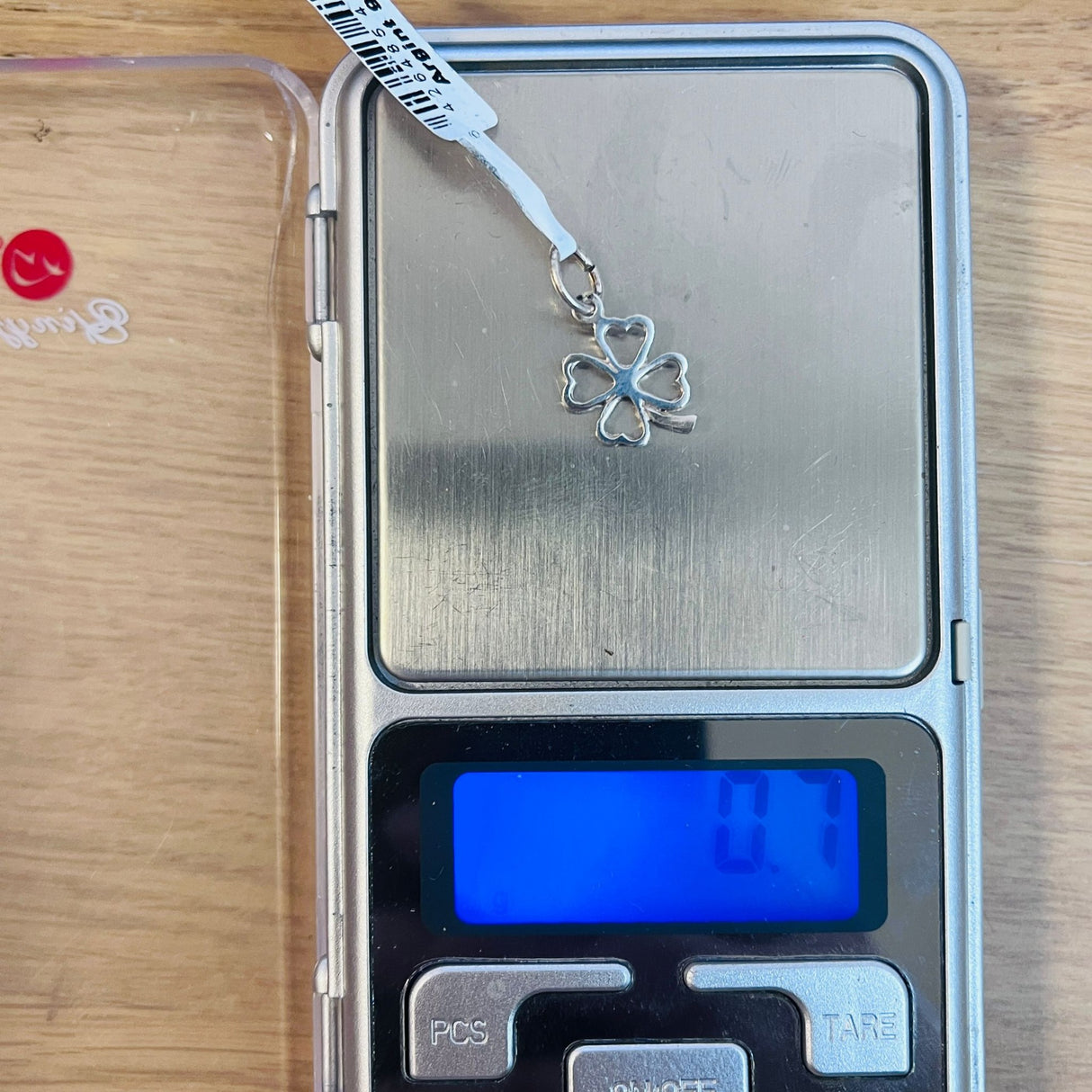 Pandantiv din Argint 925 Jolie Silver, Model Trifoi Contur, 20 x 12 mm, 0.7 g - vivimall.ro