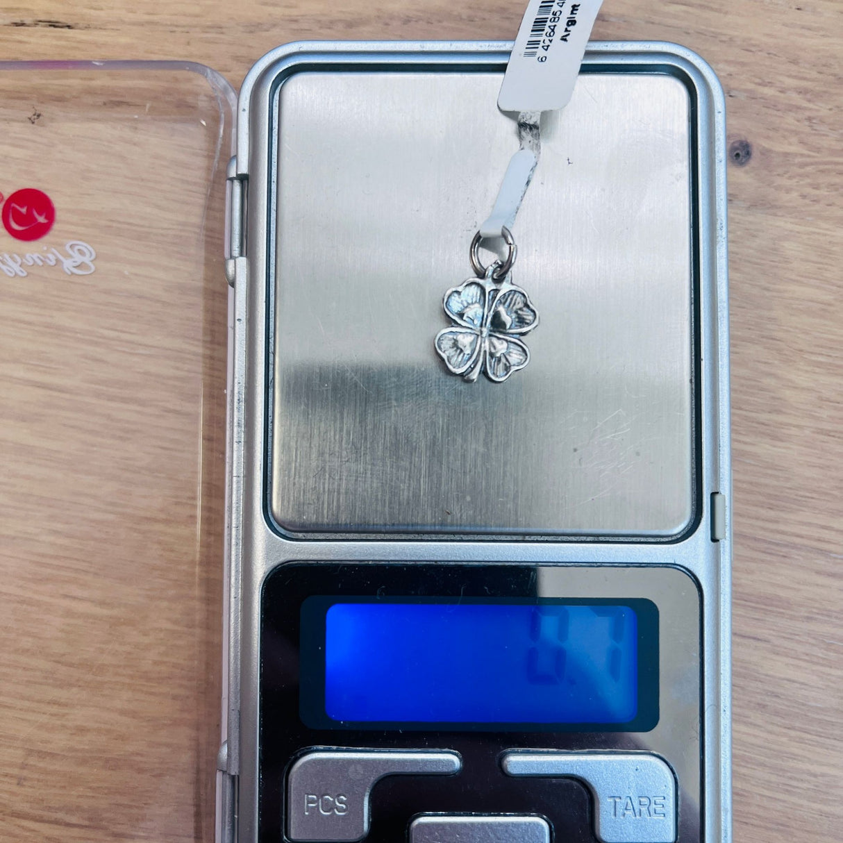 Pandantiv din Argint 925 Jolie Silver, Model Trifoi Vintage, 18 x 12 mm, 0.7 g - vivimall.ro