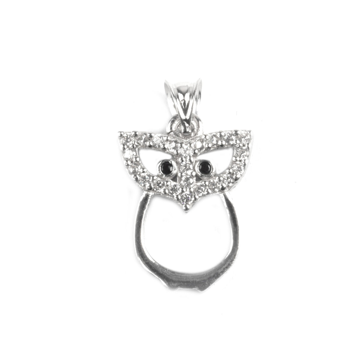 Pandantiv din Argint 925, model Bufnita cu pietre - vivimall.ro