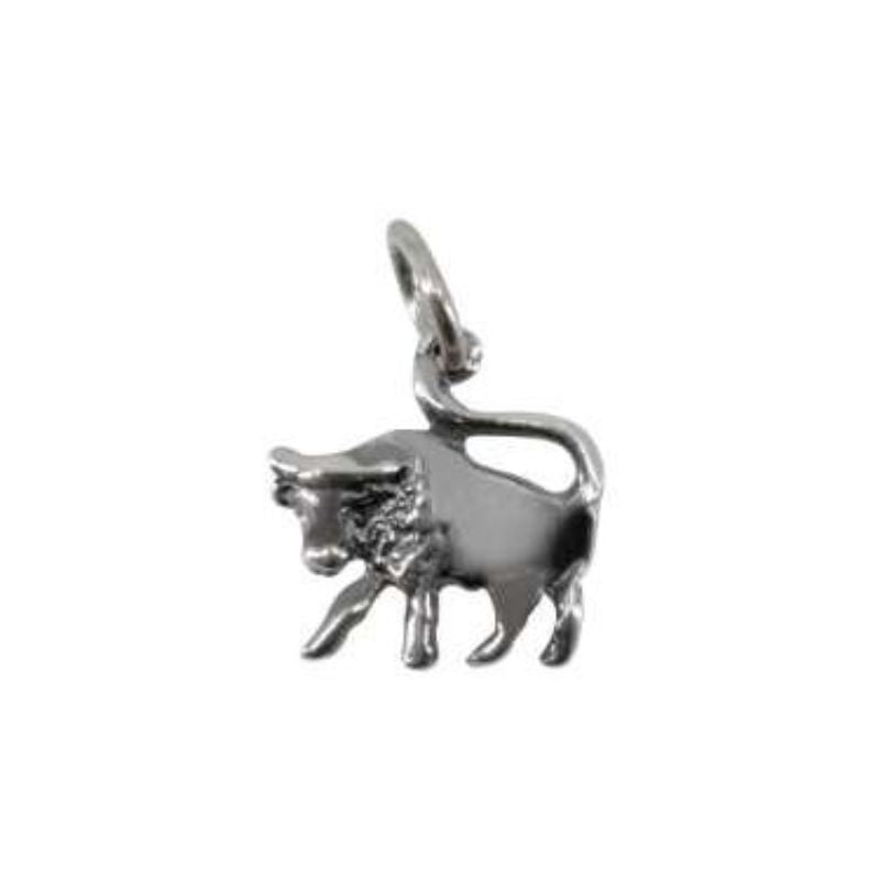 Pandantiv din Argint 925 Jolie Silver, Zodia Taur, 18 x 18 mm, 1 g - vivimall.ro