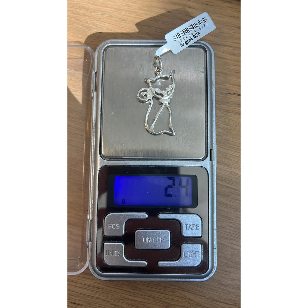 Pandantiv, Jolie Silver, Argint 925, Model Fancy Cat, 38 x 20 mm, 2.4 g - vivimall.ro