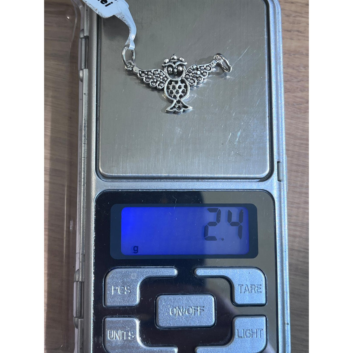 Pandantiv, Jolie Silver, Argint 925, Model Bufnita Patinata, 30 x 15 mm, 2.4 g - vivimall.ro