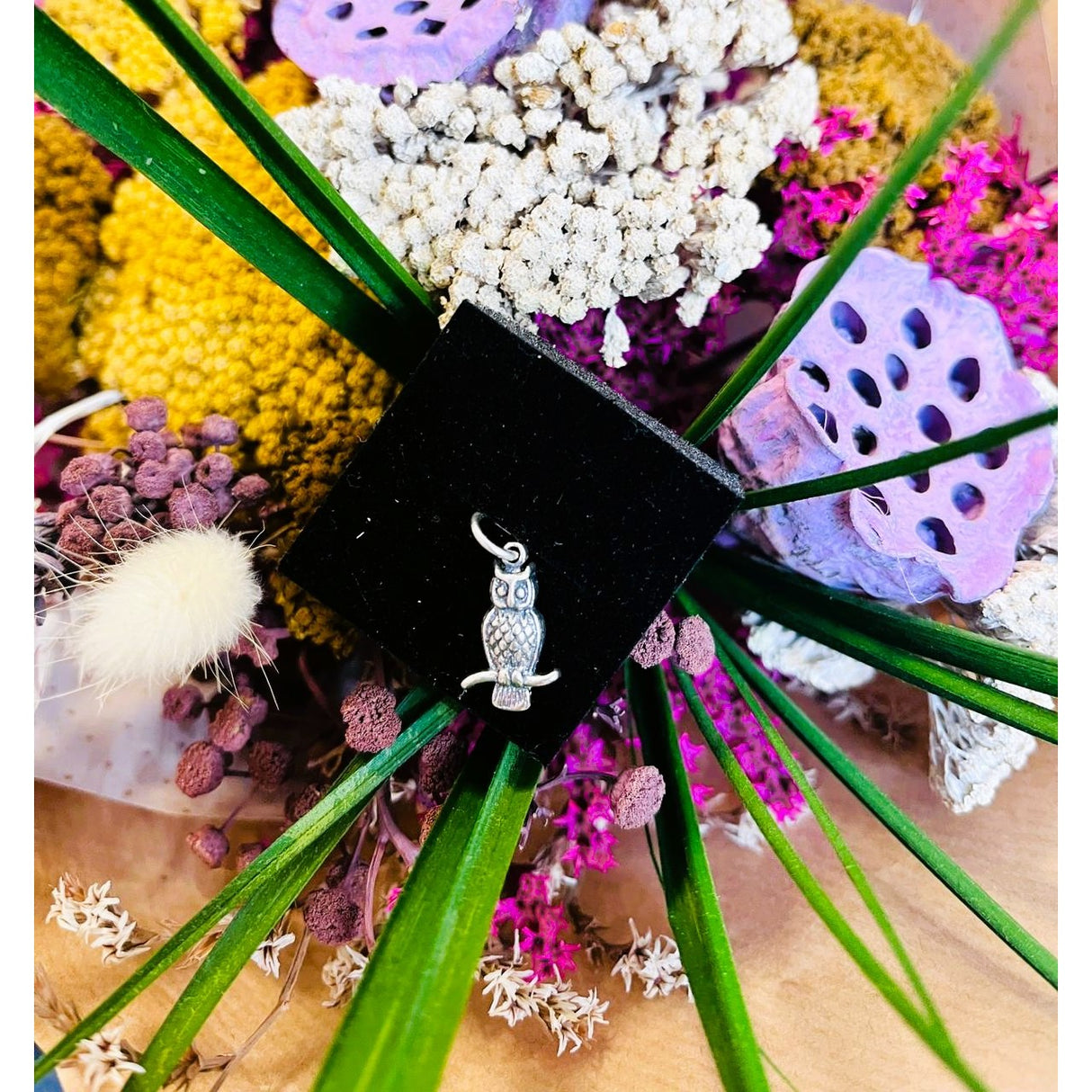 Pandantiv, Jolie Silver, Argint 925, Model Bufnita Pe Creanga, 1.5 g, 2 x 1 cm - vivimall.ro