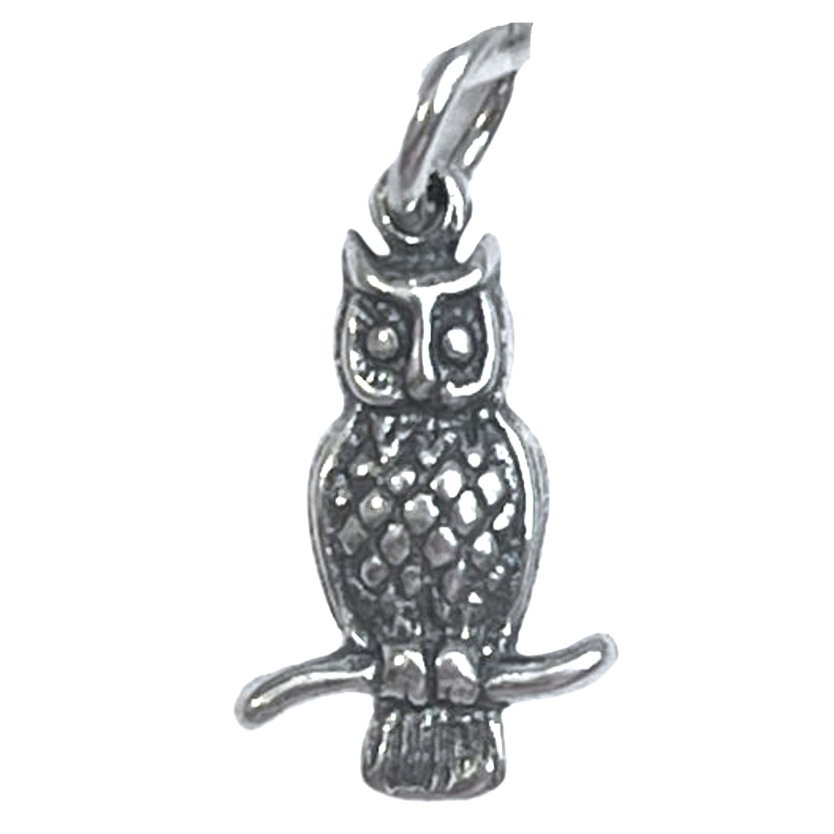 Pandantiv, Jolie Silver, Argint 925, Model Bufnita Pe Creanga, 1.5 g, 2 x 1 cm - vivimall.ro