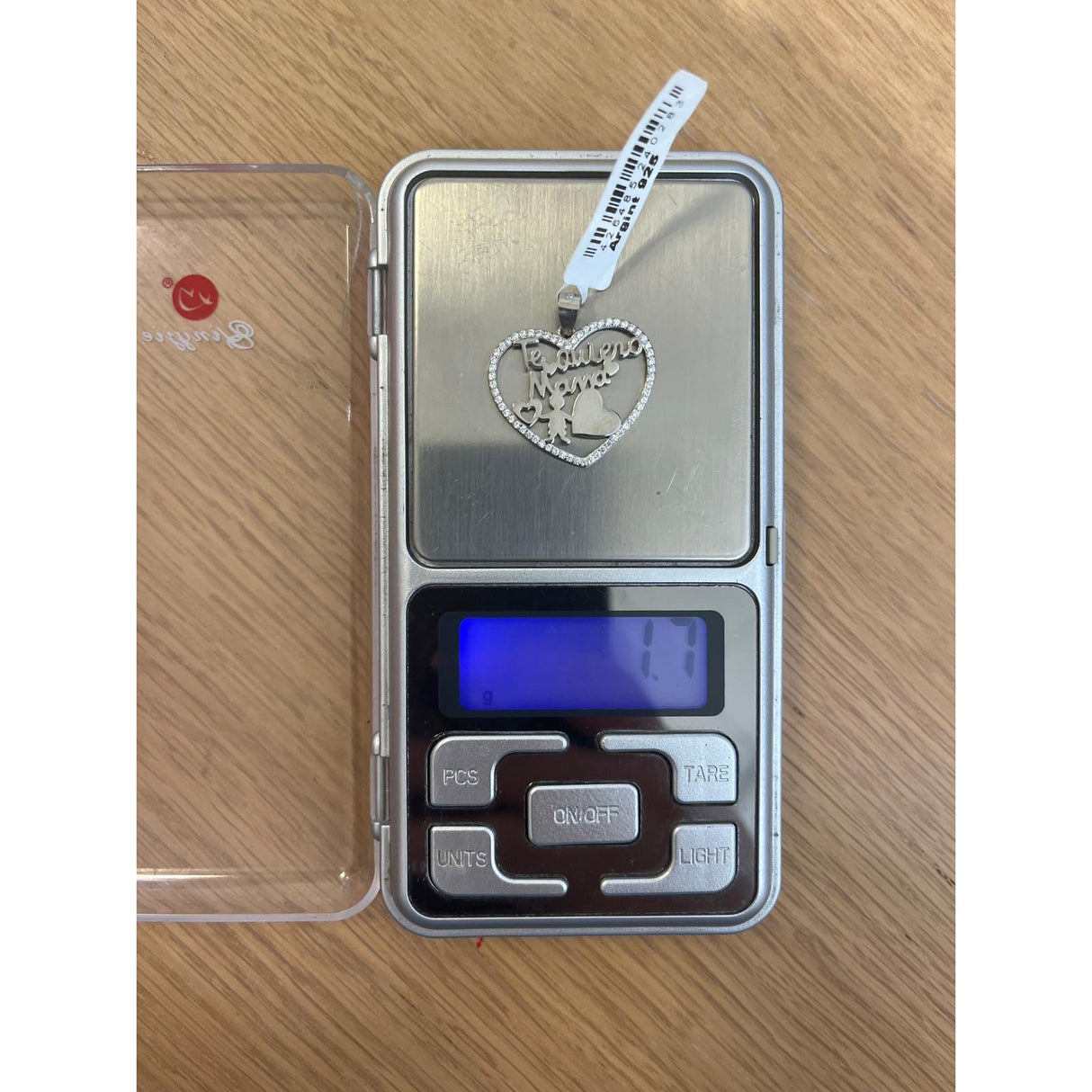 Pandantiv, Jolie Silver, Argint 925, Model Te Quiero Mama, 24 x 24 mm, 1.7 g - vivimall.ro