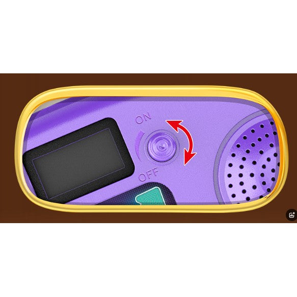 Jucarie Interactiva, Vivimall, Covor Muzical de Dans, 4-6 Ani, Bluetooth, 4 Moduri, 90 x 90 cm, Mov - vivimall.ro