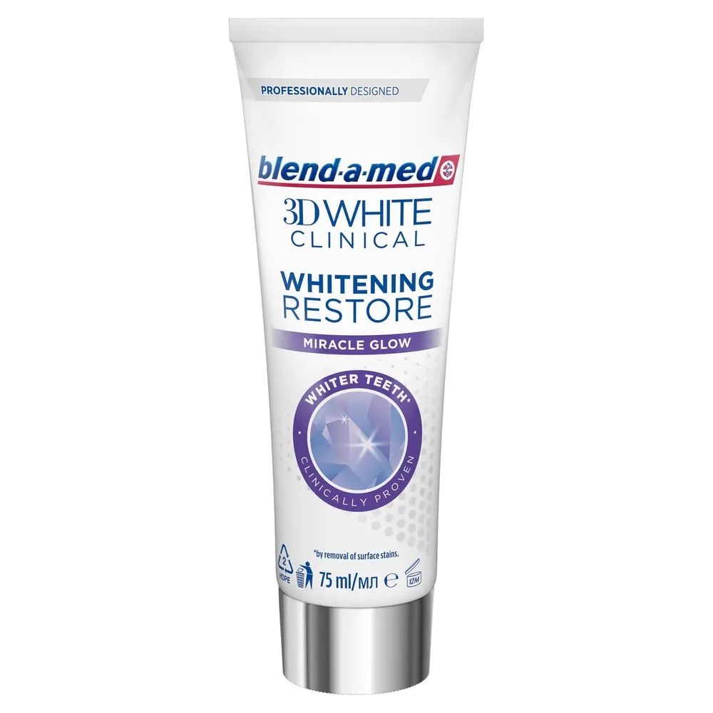 Pasta de Dinti, Blend A Med, 75 ml 3D Whitening Restore