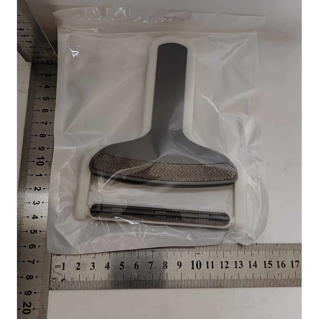 Perie de Indepartarea a Parului si Scamelor, Vivimall, 12 x 15 cm, Maner Confortabil, Alb/Gri - vivimall.ro