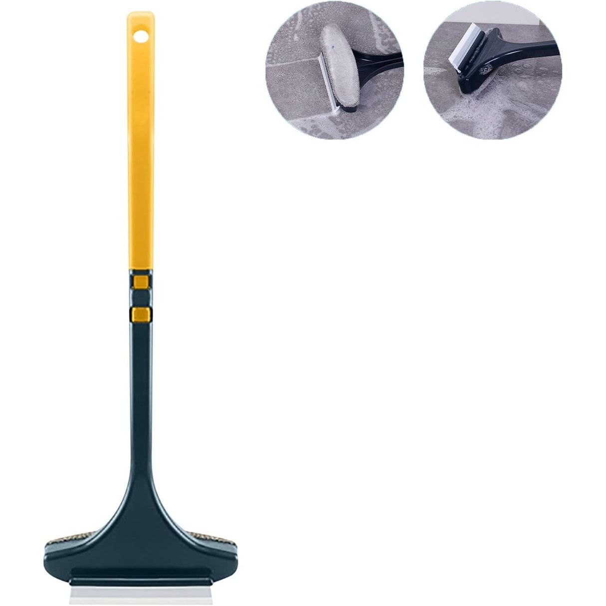 Perie de Spalat si Curatat Geamuri, Vivimall, pentru Plase si Suprafete Diverse, 46x16x5 cm, Verde-Galben - vivimall.ro