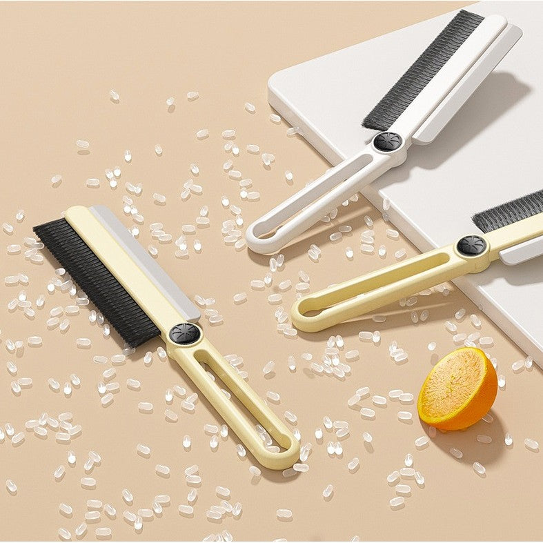 Perie Multifunctionala si Stergator, Vivimall, Pentru Spatii Greu Accesibile, 24.7 x 4.5 cm, Alb Laptos - vivimall.ro