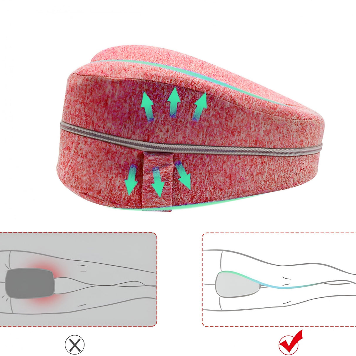 Perna Ortopedica Spuma Memorie | OrtoDream - vivimall.ro