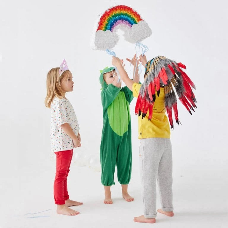 Pinata Curcubeu / Rainbow pentru Petrecere, Flippy, din Hartie si Carton, Pinata pentru Petreceri, 45 x 28 x 9 cm, Multicolor - vivimall.ro