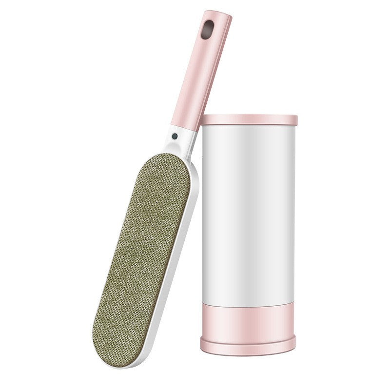 Perie Electrostatică, Pentru Curățarea Părului, Scamelor, De Pe Haine Și Tapițerii, 2 Fețe, Autocurățare, 31 x 8,5 cm, Roz - vivimall.ro