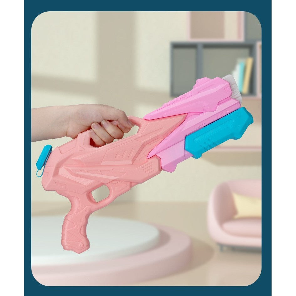 Pistol cu Apa pentru Copii, Rezervor, Pentru Piscina/Plaja, Vivimall, 6ani+, 3 duze, Roz, 770ML - vivimall.ro