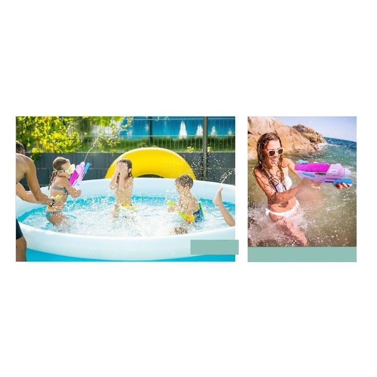 Pistol cu Apa pentru Copii, Rezervor, Pentru Piscina/Plaja, Vivimall, 6ani+, Roz, 600ML - vivimall.ro