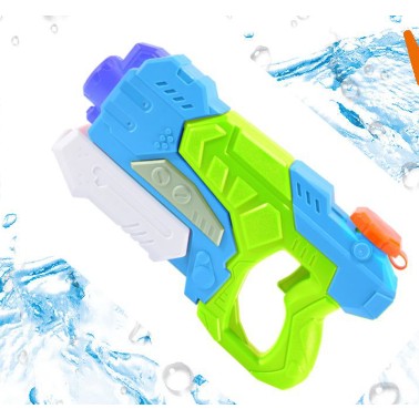 Pistol cu Apa pentru Copii, Rezervor, Pentru Piscina/Plaja, Vivimall, 6ani+, Verde/Albastru, 550ML - vivimall.ro