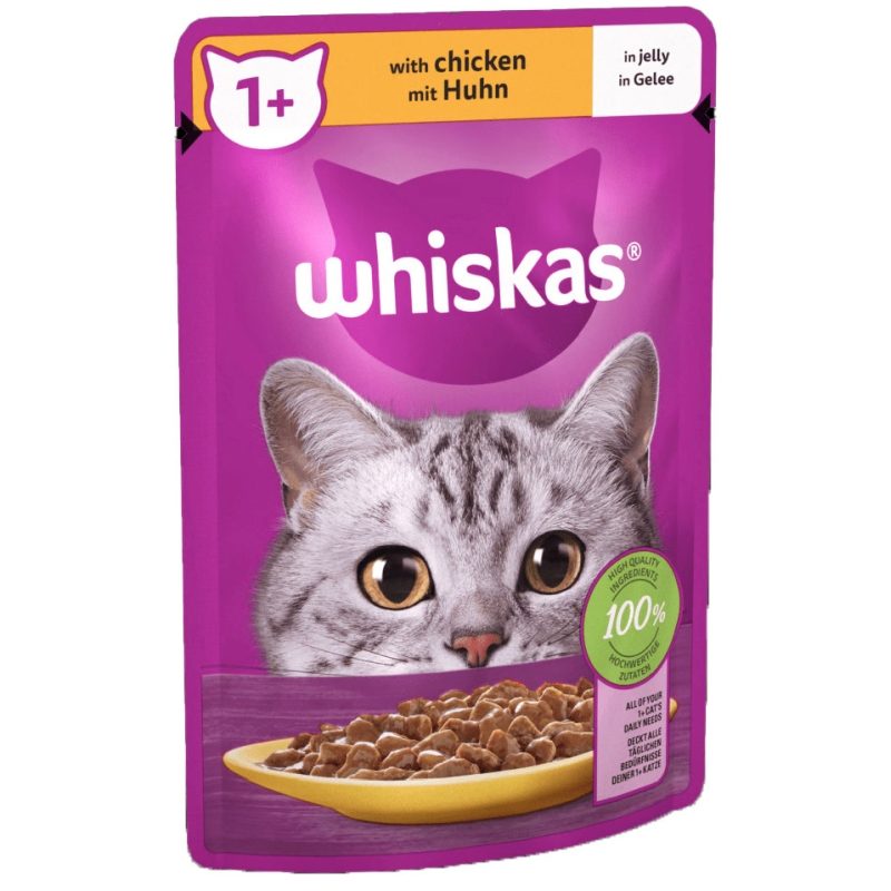 Plic, Whiskas, 85 g Pui in Aspic