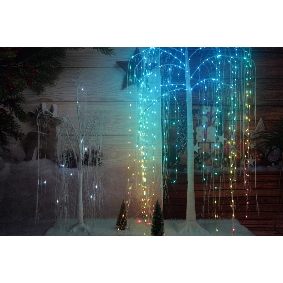 Pom decorativ cu leduri, Vivimall, tip salcie, 400 Led, 2.1 M - vivimall.ro