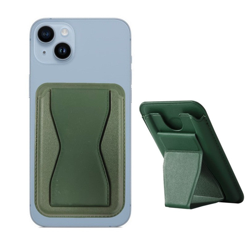 Portofel Flippy MagSafe pentru carduri cu suport integrat, Verde - vivimall.ro