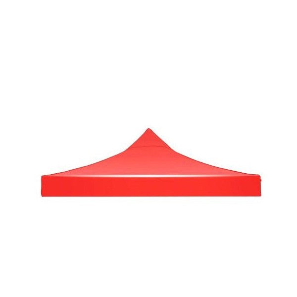 Prelata,copertina pentru acoperis cort tip pavilion Vivimall, 2 x 2 m , impermeabila, invelis din material textil oxfort 700D, cauciucat Rosu - vivimall.ro