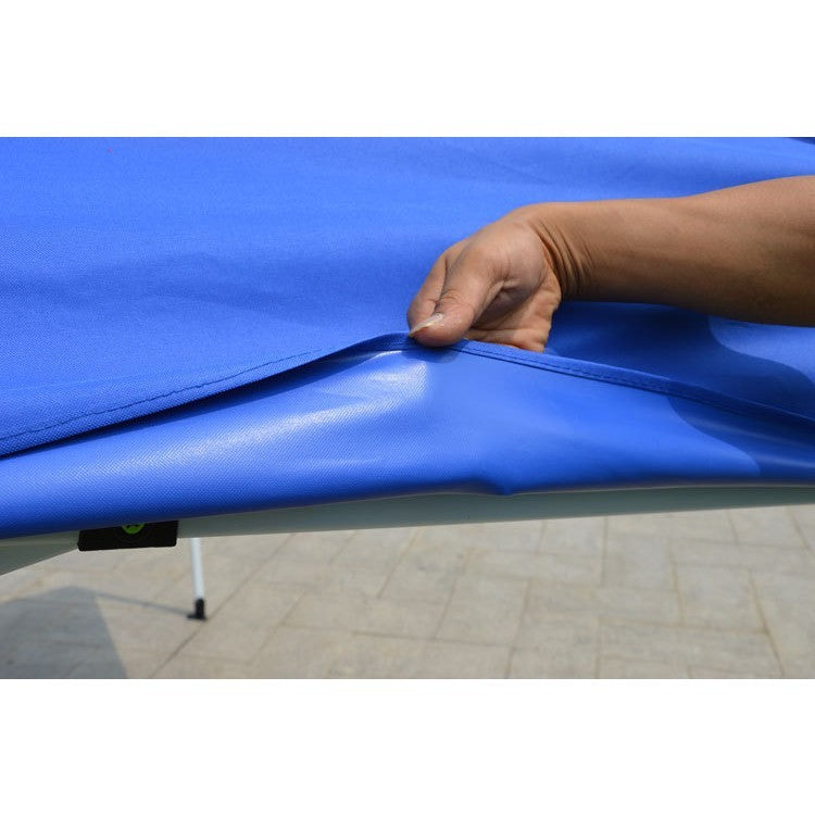 Prelata copertina pentru acoperis cort tip pavilion Vivimall, Prelata pentru Foisor, 3 x 4.5 m, impermeabila, Invelis din material textil Oxford 700D, cauciucata, Albastru - vivimall.ro