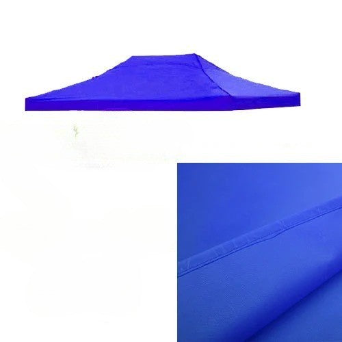 Prelata Copertina pentru Cort tip Pavilion, Flippy, Invelis Impermiabil din Material Textil Oxford 700D, Varf Plat Cauciucat, 4.3 x 2.9 m Albastru - vivimall.ro