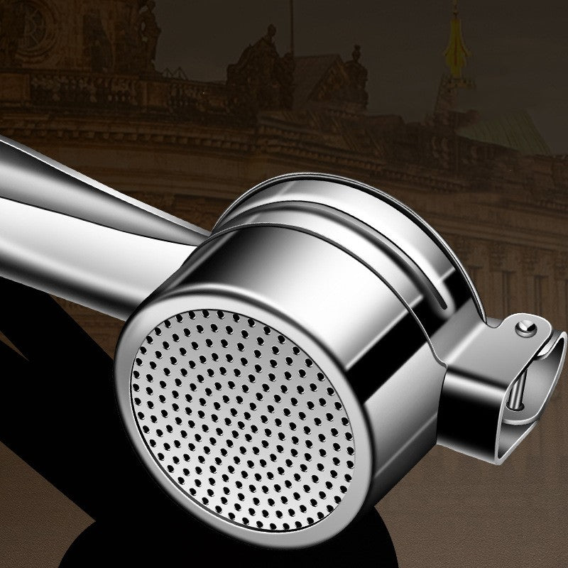 Presa Storcator pentru Fructe si Legume, Vivimall, Zdrobitor Manual, Inox, 3 Discuri Interschimbabile, Usor de Stors si de Curatat, Ergonomic, 26.5 x 9.8 x 9.5 cm Argintiu - vivimall.ro