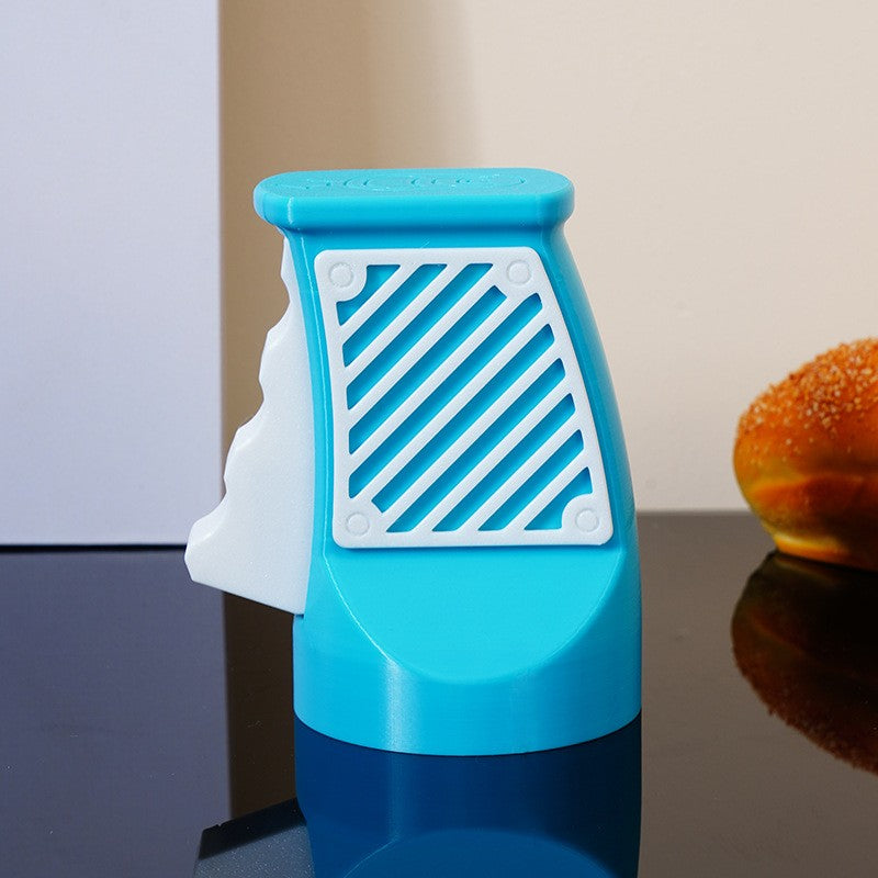 Desfacator Doze, Vivimall, din ABS, 10.7 x 8 cm, Manual, Albastru Deschis/Alb - vivimall.ro