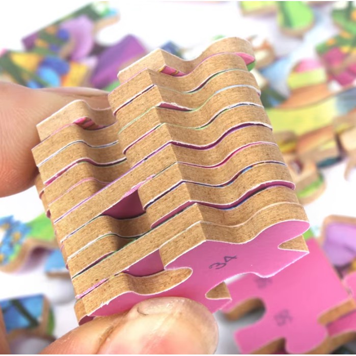 Дървен пъзел от 60 части с патета | PuzzleMondo 3