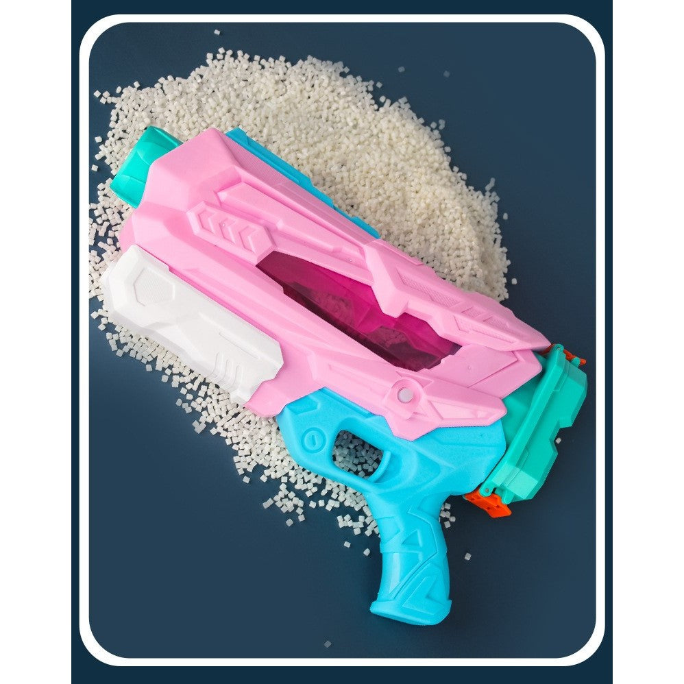 Pistol cu Apa pentru Copii, Rezervor, Pentru Piscina/Plaja, Vivimall, 6ani+, Quick Fill, Roz, 600ML - vivimall.ro